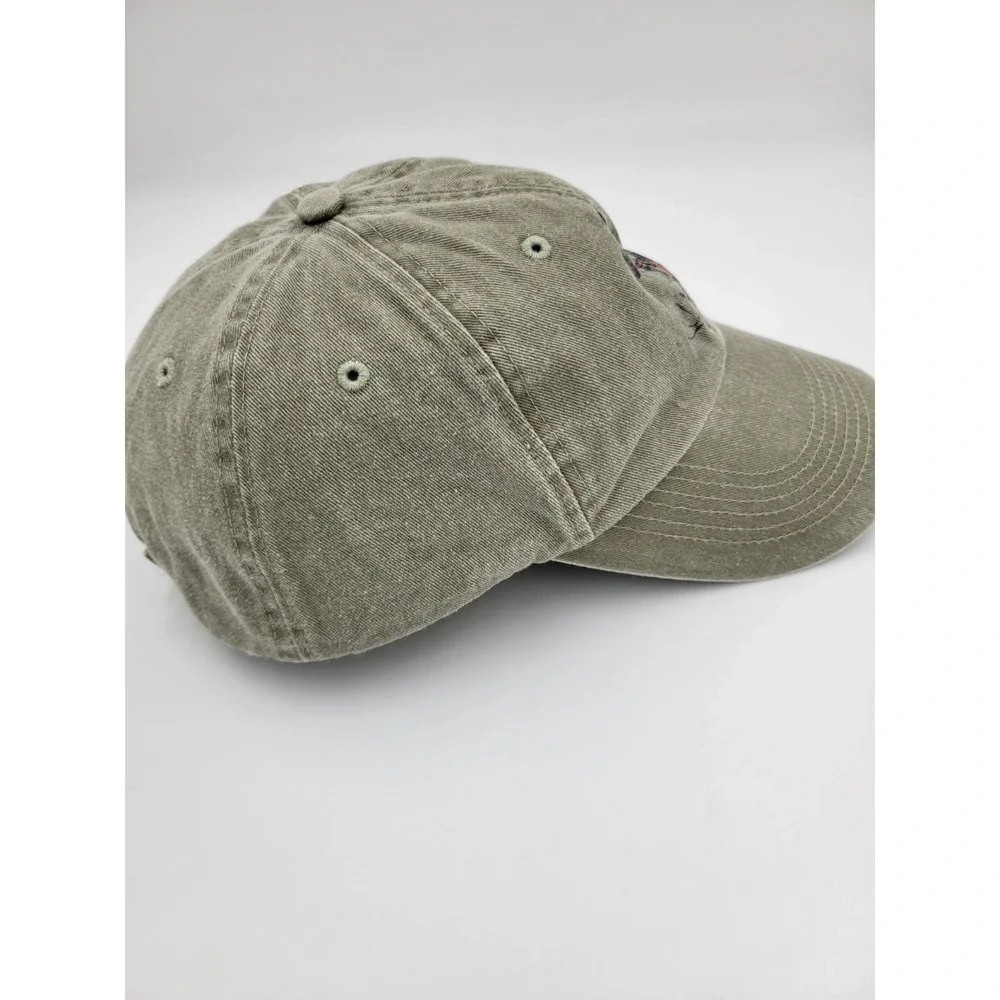 Disney‎ Parks Mickey Mouse Olive Green Baseball Hat Cap Adult Size